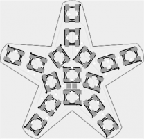 WS2812B (NeoPixel) Star