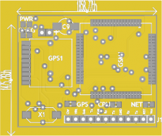 MFBoard TINY V06a 328p   CADCAM dirtypcbs