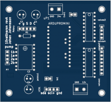 Arduino Promini step motor and power control break out board