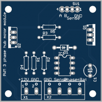 PWM 3 phase hub motor driver   Single   ver10