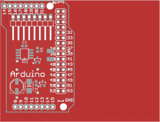 Arduino Mega 1 Wire Hardware Bus Master PCB