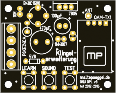 Klingelerweiterung mit Funkgongs