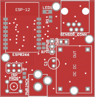 esp8266 pcb v0.1.2