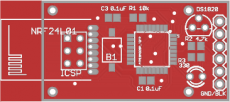 Wireless Sensor DS18B20 NRF24L01 / Atmega328P