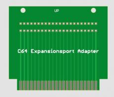 Commodore C64 Expansions Port Adapter